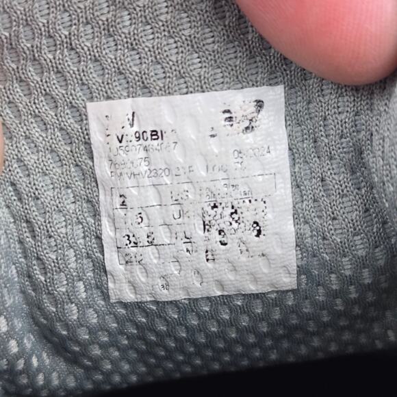 New Balance FuelCell 990v6 Black Silver Casual Hook Loop Sneaker Kid 2 XW X-Wide - Picture 13 of 14